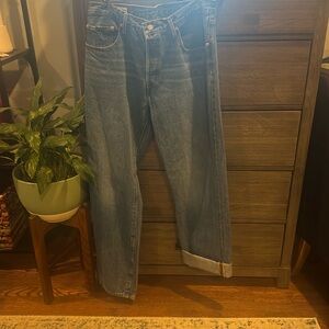 Levi's Blue Straight-Leg Jeans